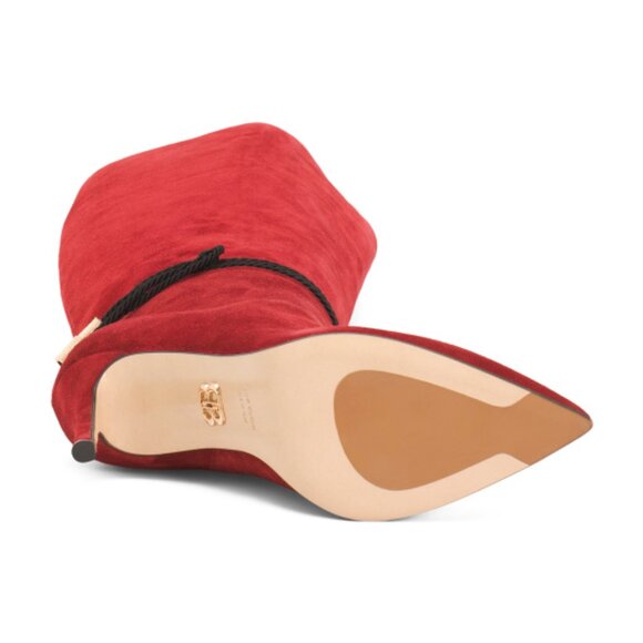 BEAUTIISOLES Made In Italy Suede Lindsay High Shaft Boots - Picture 4 of 4